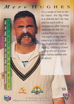 1994-95 Futera Cricket - Super Series #SS 13 Merv Hughes Back