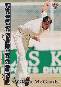 1994-95 Futera Cricket - Super Series #SS 17 Glenn McGrath Front