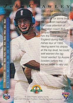 1994-95 Futera Cricket - Super Series #SS 28 John Crawley Back