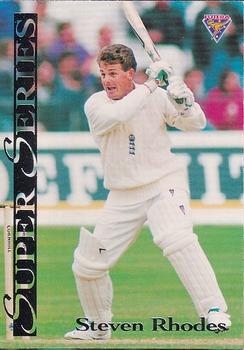 1994-95 Futera Cricket - Super Series #SS 31 Steven Rhodes Front