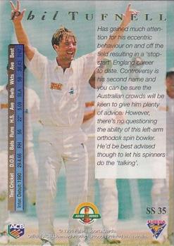 1994-95 Futera Cricket - Super Series #SS 35 Phil Tufnell Back