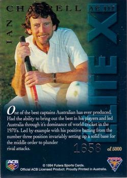 1994-95 Futera Cricket - An Elite XI #AE III Ian Chappell Back