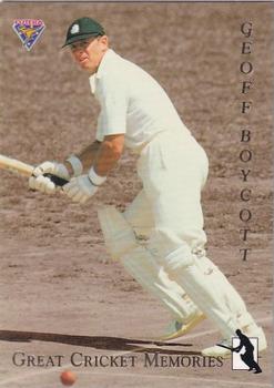 1994-95 Futera Cricket - Great Cricket Memories #GCM 6 Geoff Boycott Front