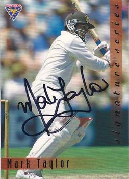 1994-95 Futera Cricket - Signature Series #SIG 5 Mark Taylor Front