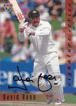 1994-95 Futera Cricket - Signature Series #SIG 6 David Boon Front