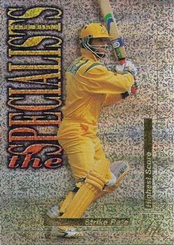 1996 Futera Elite - The Specialists #TS3 Steve Waugh Front