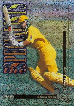 1996 Futera Elite - The Specialists #TS6 Mark Waugh Front