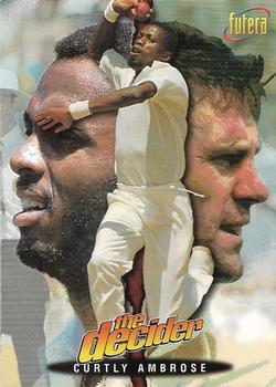 1996 Futera The Decider #19 Curtly Ambrose Front