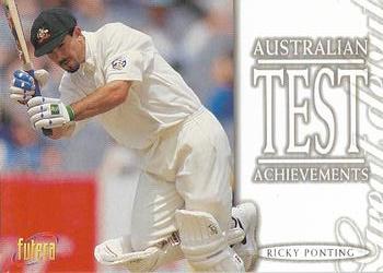 1996 Futera The Decider #23 Ricky Ponting Front