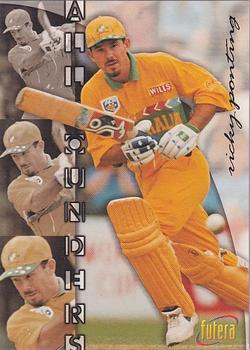 1996 Futera The Decider #48 Ricky Ponting Front