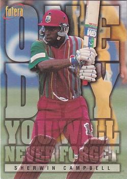 1996 Futera The Decider #81 Sherwin Campbell Front