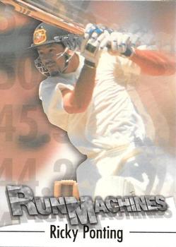 1996 Futera The Decider - Run Machines #RM1 Ricky Ponting Front