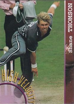 1996 Card Crazy Authentics High Velocity #35 Shane Thomson Front