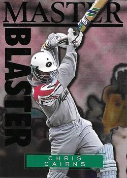 1996 Card Crazy Authentics High Velocity - Master Blasters #1 Chris Cairns Front