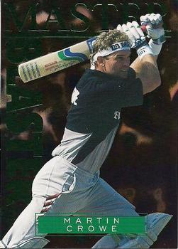 1996 Card Crazy Authentics High Velocity - Master Blasters #3 Martin Crowe Front
