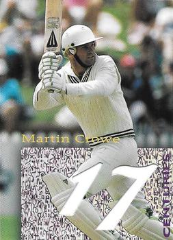 1996 Card Crazy Authentics High Velocity - The Centurions #1 Martin Crowe Front