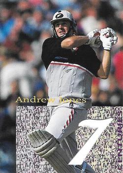 1996 Card Crazy Authentics High Velocity - The Centurions #4 Andrew Jones Front