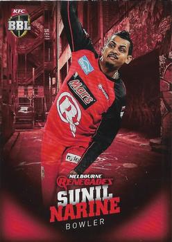 2017-18 Tap 'N' Play BBL Cricket #064 Sunil Narine Front