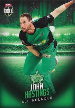 2017-18 Tap 'N' Play BBL Cricket #086 John Hastings Front