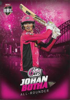 2017-18 Tap 'N' Play BBL Cricket #123 Johan Botha Front