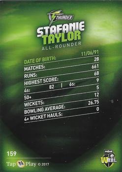 2017-18 Tap 'N' Play BBL Cricket #159 Stafanie Taylor Back