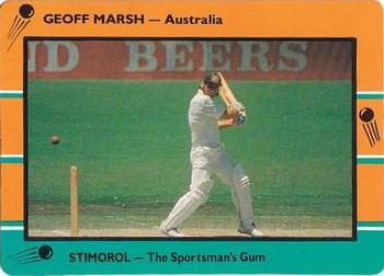 1988-89 Scanlens Stimorol Cricket #52 Geoff Marsh Front