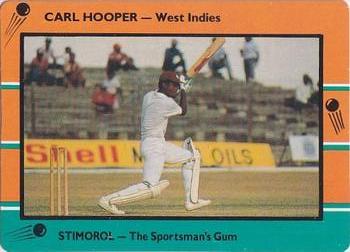 1988-89 Scanlens Stimorol Cricket #94 Carl Hooper Front
