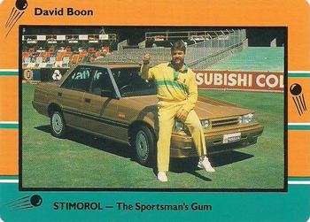 1988-89 Scanlens Stimorol Cricket #139 David Boon Front