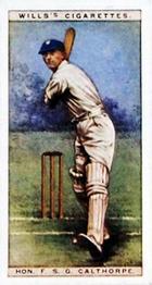 1928 Wills's Cricketers #4 Freddie Calthorpe Front