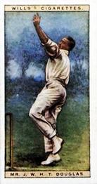 1928 Wills's Cricketers #8 Johnny Douglas Front