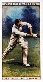 1928 Wills's Cricketers #12 Percy Fender Front