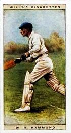 1928 Wills's Cricketers #18 Walter Hammond Front