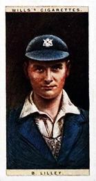 1928 Wills's Cricketers #29 Ben Lilley Front