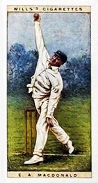 1928 Wills's Cricketers #30 Ted McDonald Front