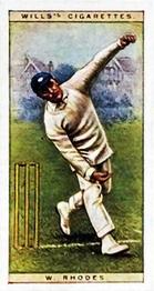 1928 Wills's Cricketers #35 Wilfred Rhodes Front