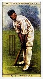 1928 Wills's Cricketers #37 Albert Russell Front