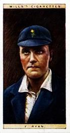 1928 Wills's Cricketers #38 Francis Ryan Front