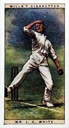 1928 Wills's Cricketers #47 John C. White Front