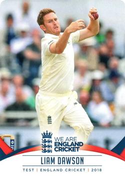 2018 Tap 'N' Play We are England Cricket #012 Liam Dawson Front