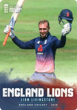 2018 Tap 'N' Play We are England Cricket #037 Liam Livingstone Front