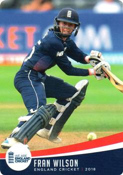 2018 Tap 'N' Play We are England Cricket #058 Fran Wilson Front