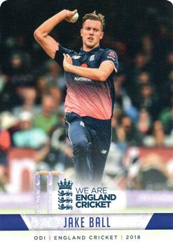 2018 Tap 'N' Play We are England Cricket #064 Jake Ball Front