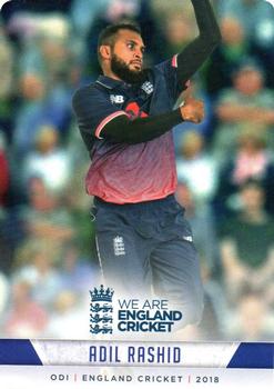 2018 Tap 'N' Play We are England Cricket #071 Adil Rashid Front
