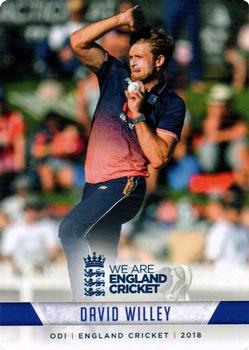 2018 Tap 'N' Play We are England Cricket #075 David Willey Front