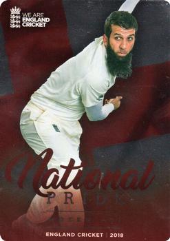 2018 Tap 'N' Play We are England Cricket - National Pride #NP-4 Moeen Ali Front