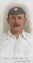 1896 Wills's Cricketers #NNO Harry Baldwin Front