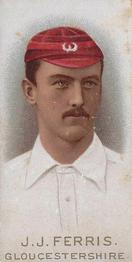 1896 Wills's Cricketers #NNO John Ferris Front