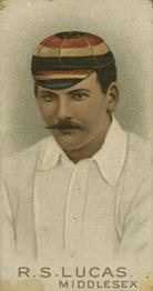 1896 Wills's Cricketers #NNO Robert Lucas Front