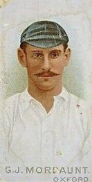 1896 Wills's Cricketers #NNO Gerald Mordaunt Front