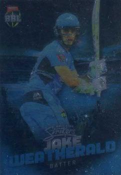 2017-18 Tap 'N' Play BBL Cricket - Base Parallel #012 Jake Weatherald Front